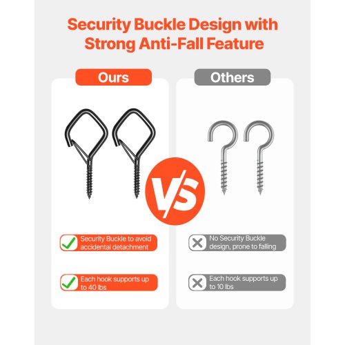 20 PCS QHanger Hooks 217 in Q Hanger String Light Hooks Outdoor Heavy