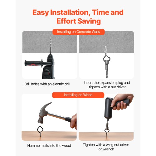 20 PCS QHanger Hooks 217 in Q Hanger String Light Hooks Outdoor Heavy