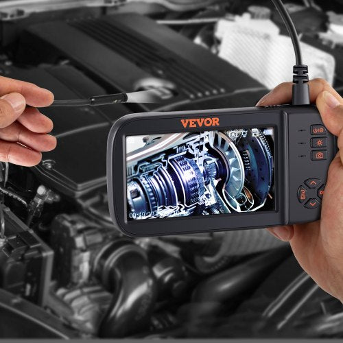 Borescope Camera Triple Lens Endoscope Camera with Light 45 Screen 1080P