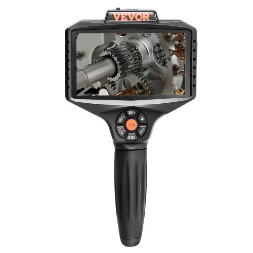 Triple Lens Borescope 5 IPS Screen Inspection Camera with Lights 8X Zoom