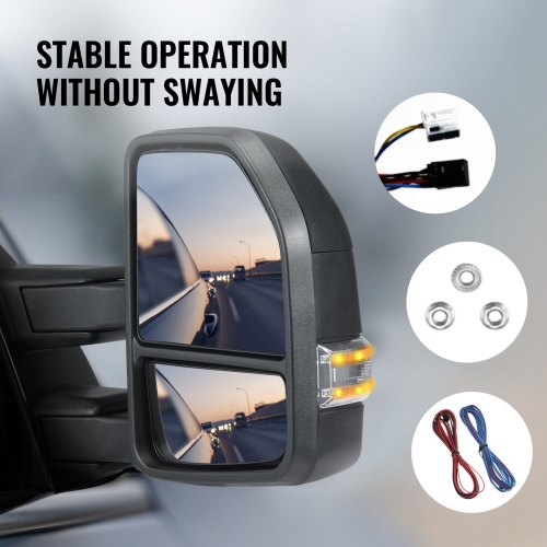 Towing Mirrors Left Right Pair Set For 20152018 Ford F150 Power Heated With