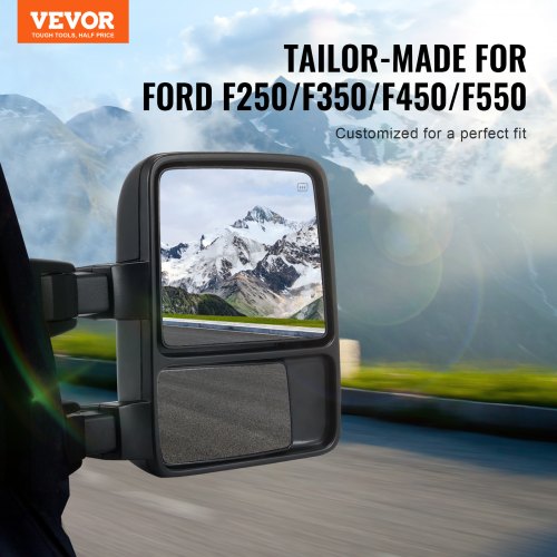 Towing Mirrors Left Right Pair Set for 20082016 Ford F250 F350 F450