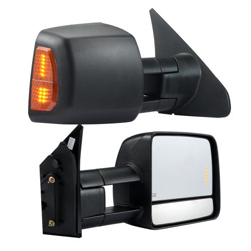 Towing Mirrors Left Right Pair Set for 20072016 Toyota Tundra Power