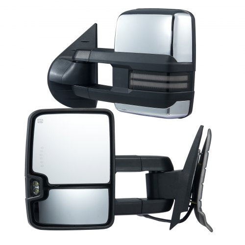 Towing Mirrors Left Right Pair Set for Chevrolet Silverado