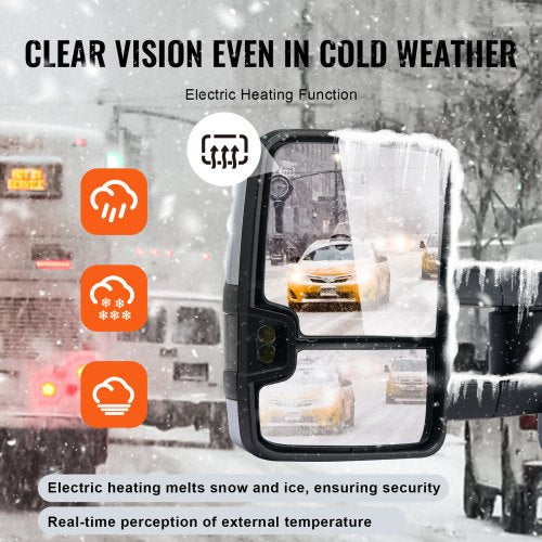 Towing Mirrors Left Right Pair Set for Chevrolet Silverado