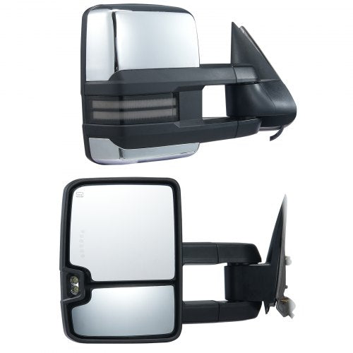 Towing Mirrors Left Right Pair Set for Chevrolet Silverado