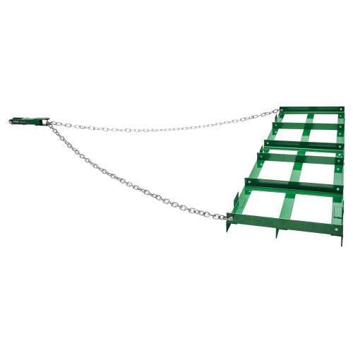 Drag Harrow 6 ft Heavy Duty Tow Behind Drag Harrow Driveway Grader Rake