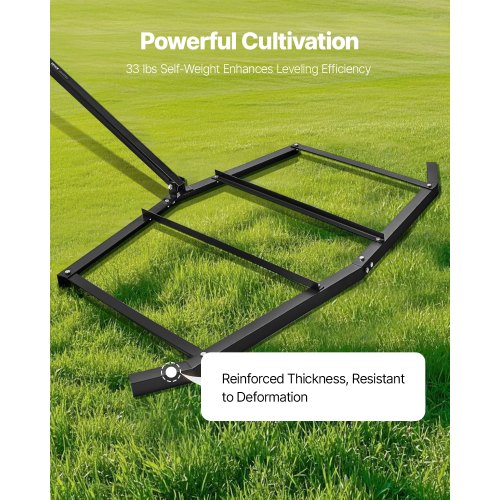 Drag Harrow 72 Width Tow Behind Drag Harrow Steel Gravel Grader ATV UTV 