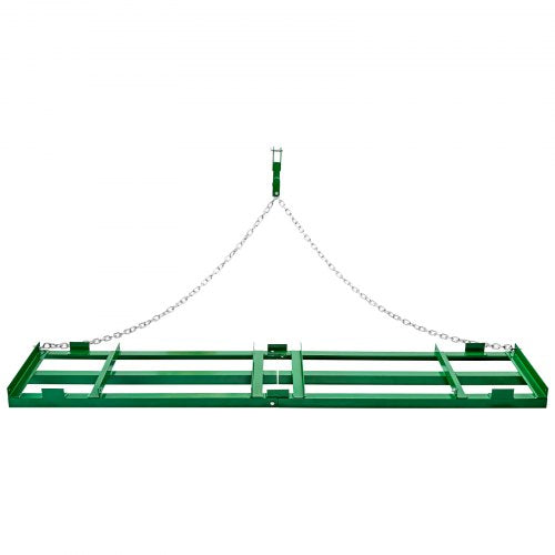Drag Harrow 8 ft Heavy Duty Tow Behind Drag Harrow Driveway Grader Rake