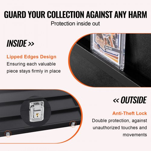 36 Graded Sports Card Display Case 305x243x21 in Baseball Card Display