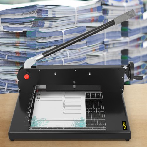 Paper Cutter 12Inch A4 Commercial Heavy Duty Paper Cutter 300 Sheets 45HRC