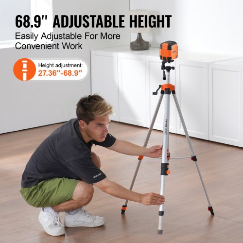Laser Level Tripod ¼ x 20 Thread Mount 27366811 inch Height Adjustment