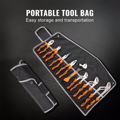 8Piece Pliers Set High Carbon Steel 12108 Groove Joint Pliers 8