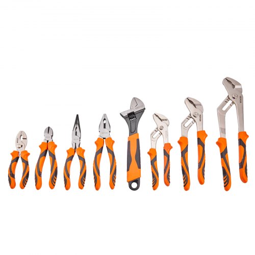 8Piece Pliers Set High Carbon Steel 12108 Groove Joint Pliers 8