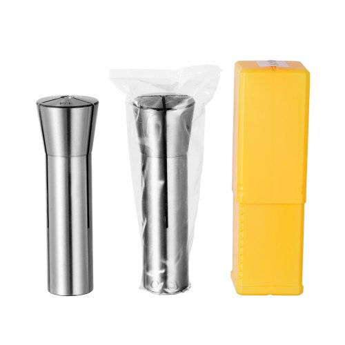 13 pcs Precision R8 Collet Set, 1/8'' - 7/8'', 45# Alloy Steel Mill Collet Chuck 0.0012"/30?m TIR with 13 Labeled Storage Boxes, for Milling Machine Drill Presses Boring Machine Machining Center
