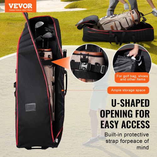 Golf Travel Bag Outdoors SoftSided Golf Travel Cover Case Heavy Duty