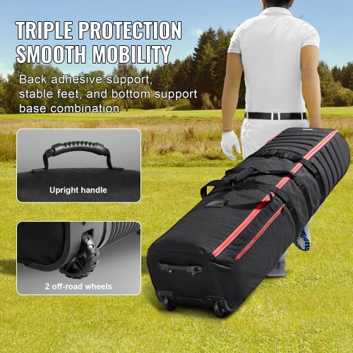 Golf Travel Bag Outdoors SoftSided Golf Travel Cover Case Heavy Duty