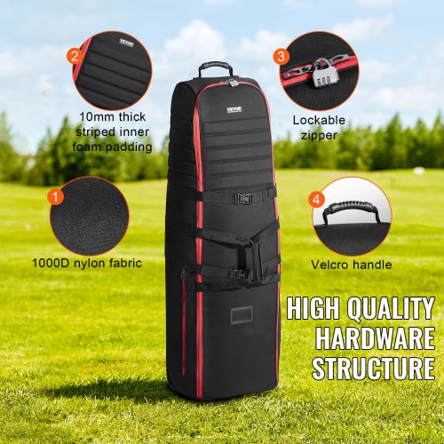 Golf Travel Bag Outdoors SoftSided Golf Travel Cover Case Heavy Duty