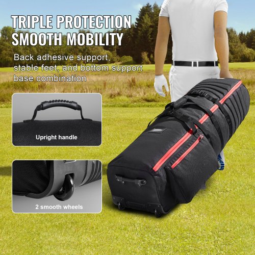Golf Travel Bag Outdoors SoftSided Golf Travel Cover Heavy Duty 1800D 1
