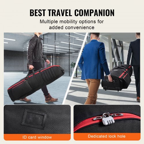 Golf Travel Bag Outdoors SoftSided Golf Travel Cover Heavy Duty 1800D 1