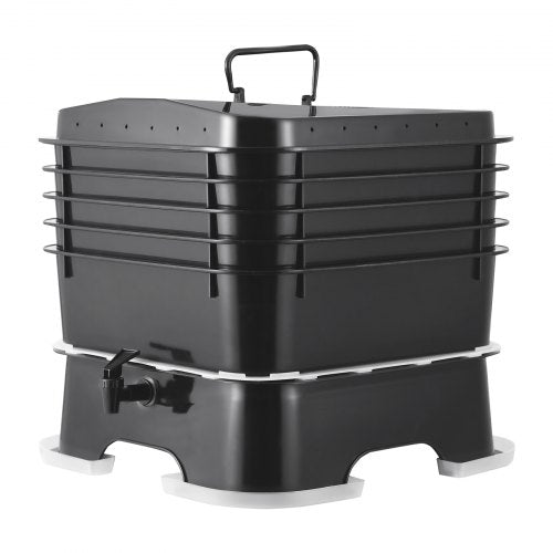 5Tray Worm Composter 50 L Worm Compost Bin Outdoor and Indoor Sustainable