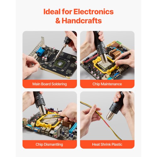 2in1 Hot Air Rework Station Soldering Station 820W LED Digital Rework