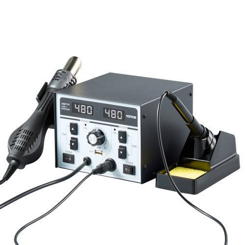 2in1 Hot Air Rework Station Soldering Station 820W LED Digital Rework