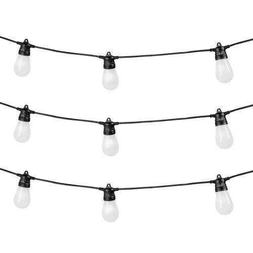RGB Outdoor String Lights 100FT Outside Patio Lights with APP Control 30