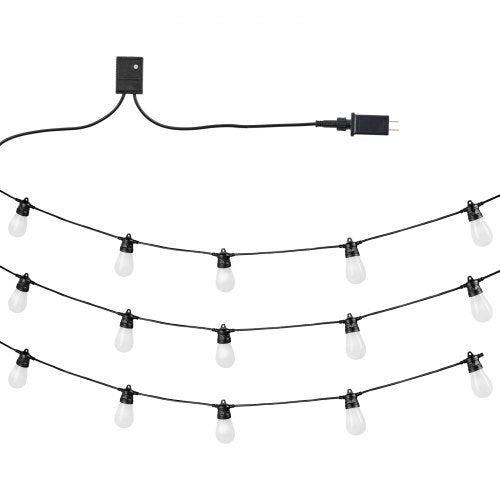 RGB Outdoor String Lights 50FT Outside Patio Lights with APP Control 15
