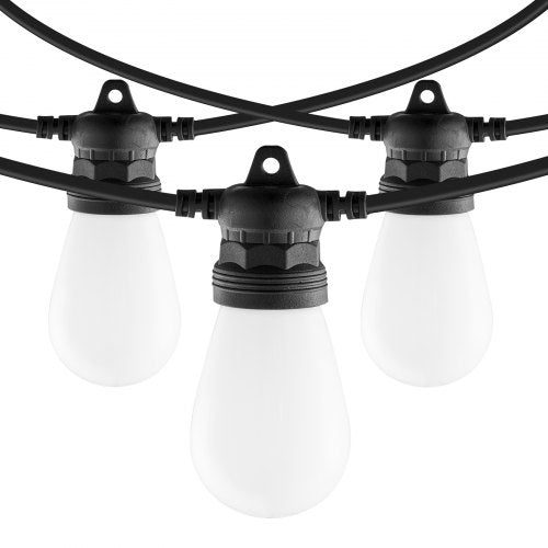 RGB Outdoor String Lights 50FT Outside Patio Lights with APP Control 15
