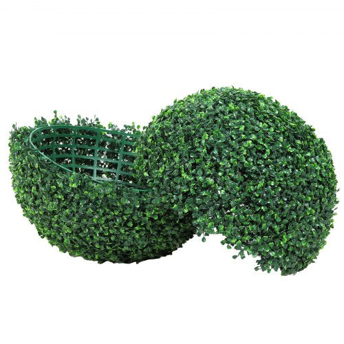 Artificial Topiaries Boxwood Trees 16” Tall 2 Pieces BallShape Faux