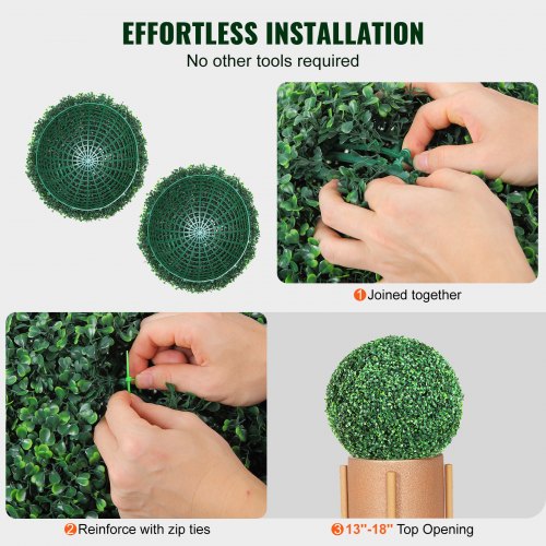 Artificial Topiaries Boxwood Trees 20” Tall 2 Pieces BallShape Faux