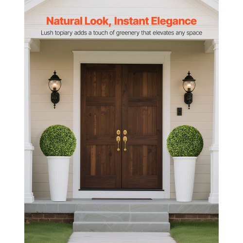 Artificial Topiary Ball 23 inch Faux Boxwood Plant Balls Fake Silk Tree
