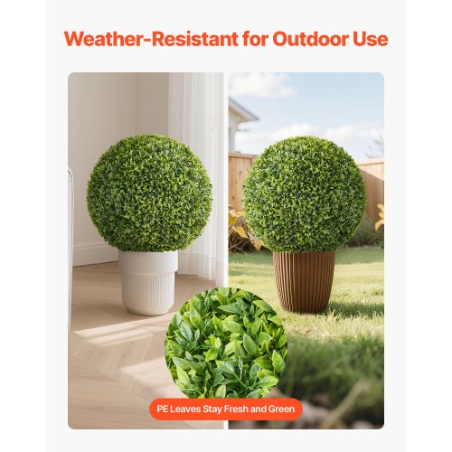 Artificial Topiary Ball 23 inch Faux Boxwood Plant Balls Fake Silk Tree
