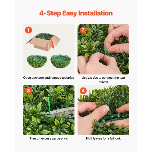Artificial Topiary Ball 23 inch Faux Boxwood Plant Balls Fake Silk Tree
