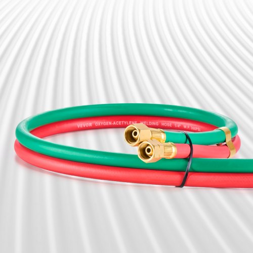 Oxygen Acetylene Hose 14Inch x 50FT Oxy Acetylene Hose with 91618