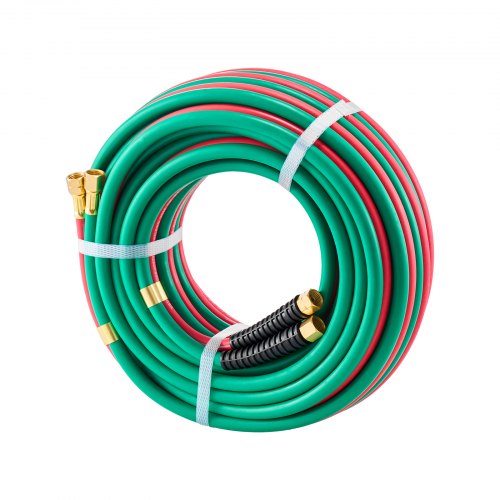 Oxygen Acetylene Hose 14Inch x 50FT Oxy Acetylene Hose with 91618