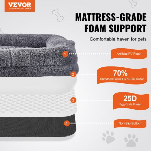 Human Dog Bed 72 x48x10 Giant Human Dog Bed for Adults and Pets Human