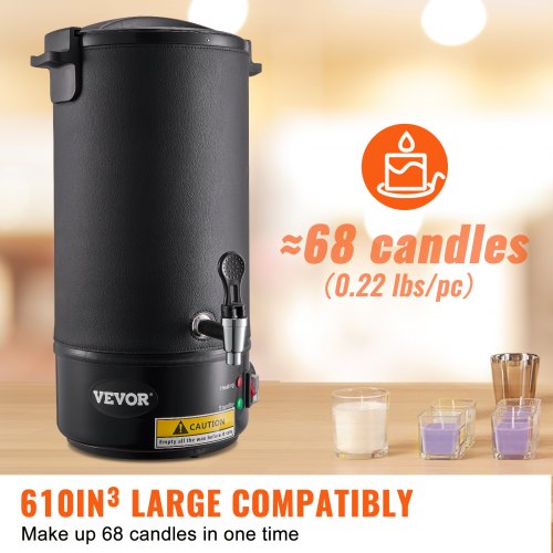 10 L Wax Melter for Candle Making Extra Large Electric Wax Melting Pot