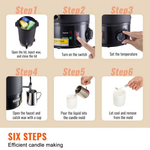 10 L Wax Melter for Candle Making Extra Large Electric Wax Melting Pot