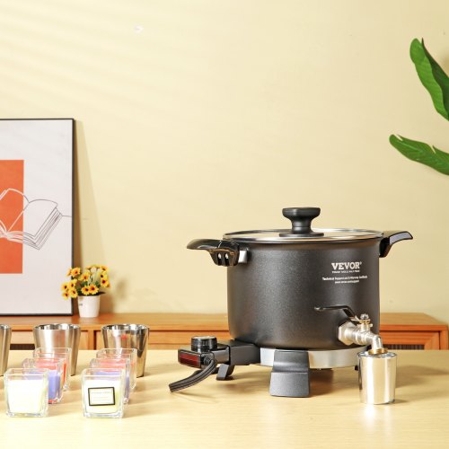 5 Liter Wax Melter for Candle Making Large Electric Wax Melting Pot Easy