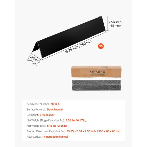 Flavorizer Bars 15 inch Grill Replacement Part for Weber Spirit I II 300