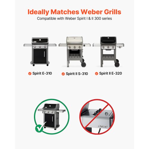 Flavorizer Bars 15 inch Grill Replacement Part for Weber Spirit I II 300