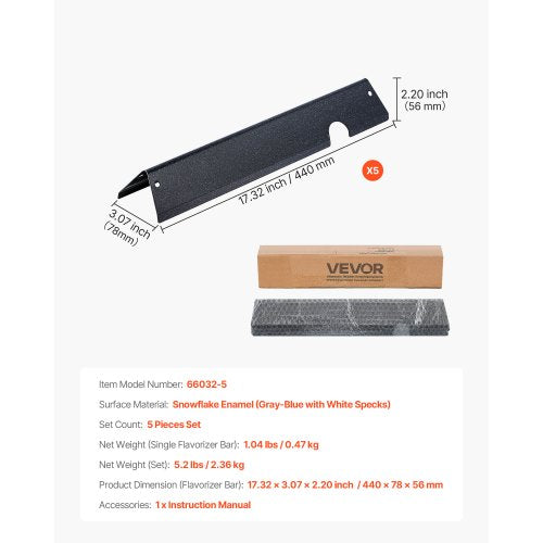 Flavorizer Bars 17 inch Grill Replacement Part for Weber Genesis ll 310