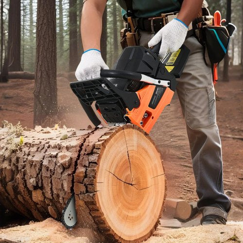 62 cc Gas Chainsaw 20 inch Gas Powered Chainsaw 3.8 HP Power Chain Saw