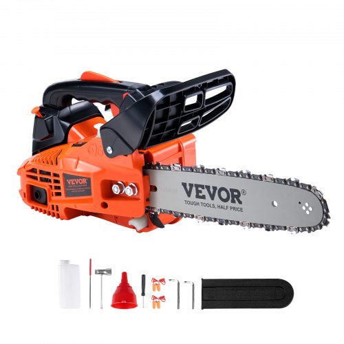 Gas Chainsaw 25.4CC 12" 1.2HP Gasoline Powered Chain Saw Handheld