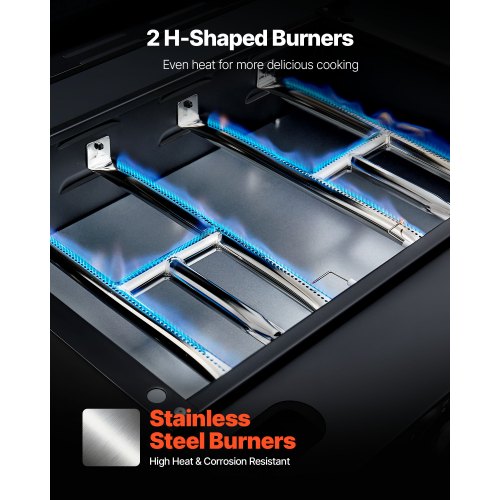 Gas Griddle 2 Burner Tabletop 22 Inch Portable Griddles Propane With Lid Oil