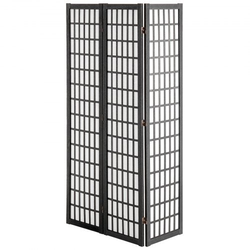 Room Divider 3 Panel Japanese Room Divider Wood Folding Privacy Screen