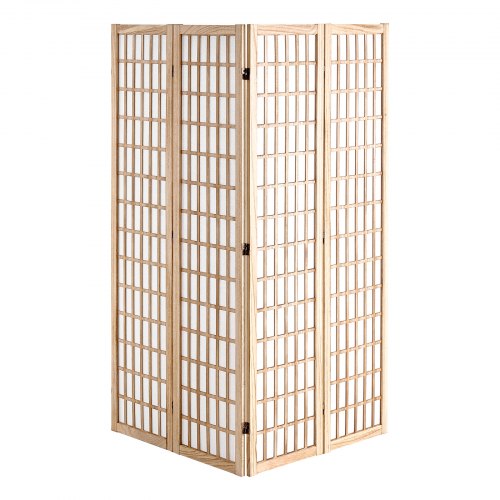Room Divider 4 Panel Japanese Room Divider Folding Privacy Screen Indoor