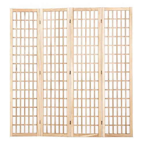Room Divider 4 Panel Japanese Room Divider Folding Privacy Screen Indoor